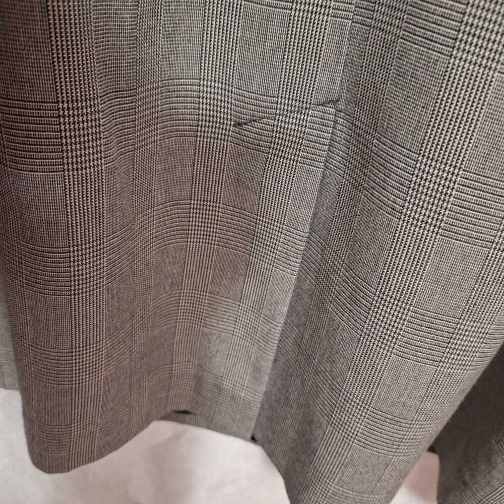 Larry Levine Classic Sleeveless Sheath Gray Herringbone Size 14 - Picture 8 of 11